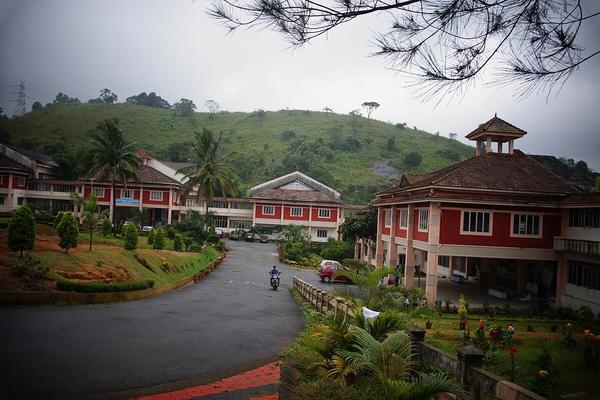 resort village nestled