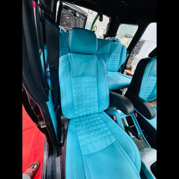 Blue Seat Cover Edition
We're
