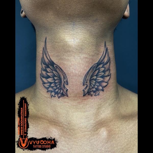 fallen angel tattoo design coi