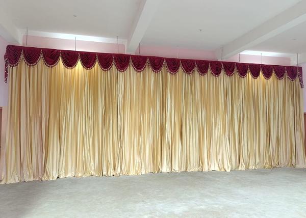tailored curtain fabrics color
