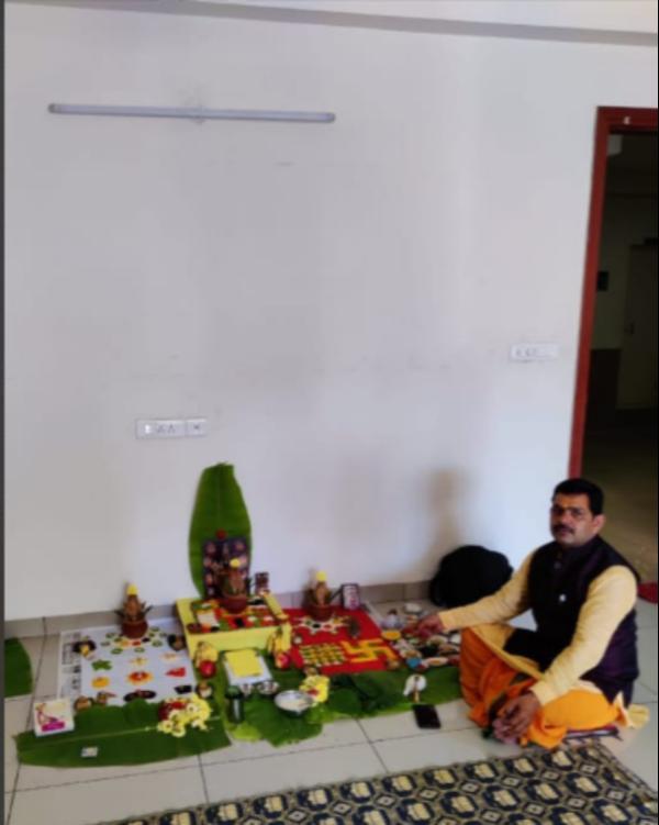 North Indian Griha pravesh Puj