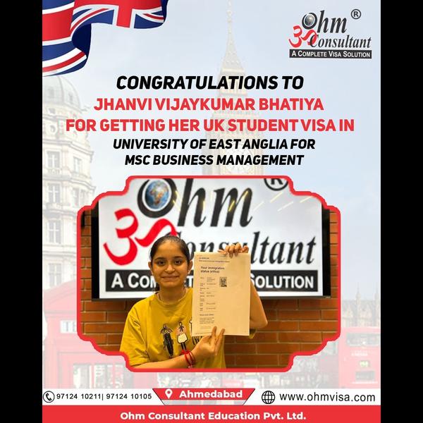 Congratulations to Jhanvi Vija