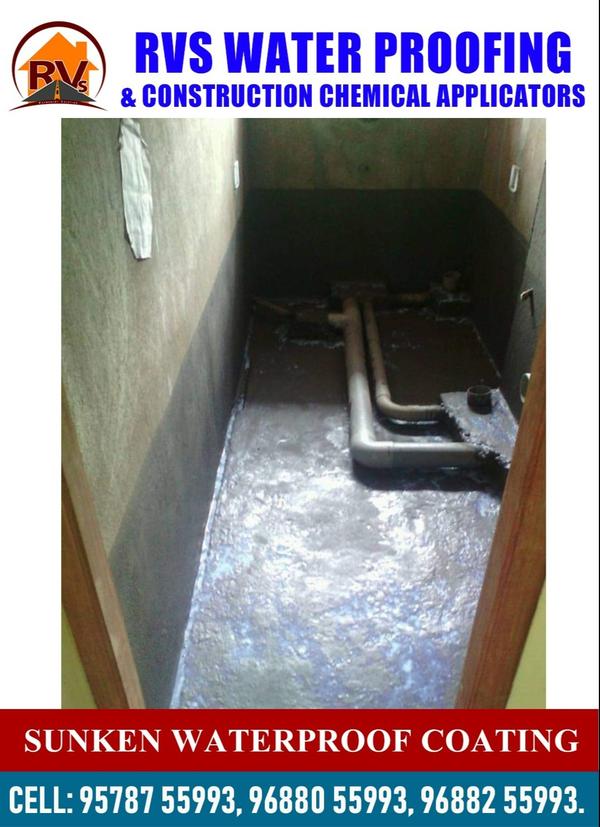 sunken water leakage solutions