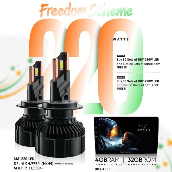 car led headlight for monsoon