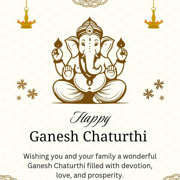 happy ganesh chaturthi greetin