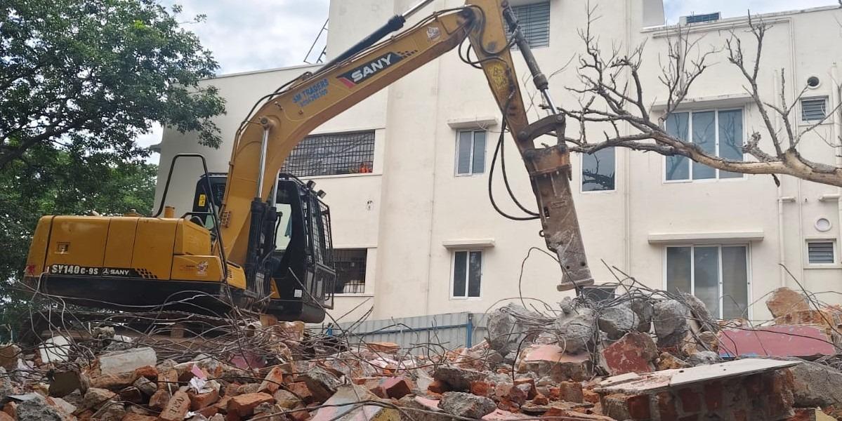building demolition work contr