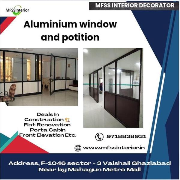 aluminium window installation