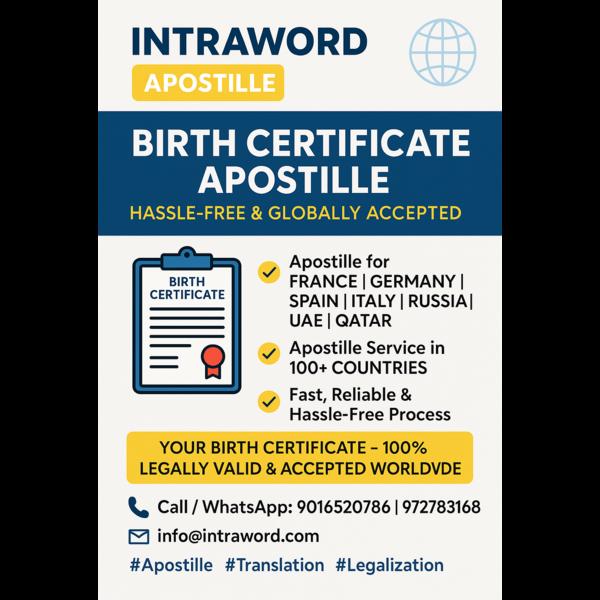 Intraword Apostille Services
�