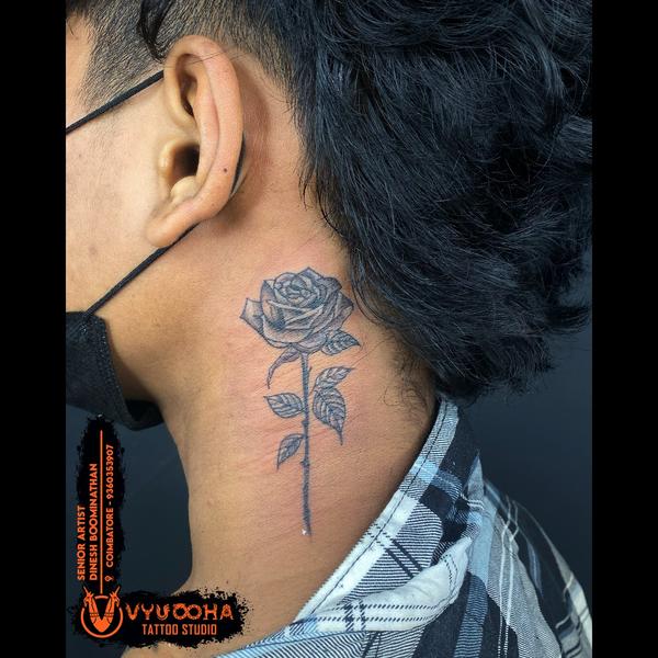 elegance rose tattoo