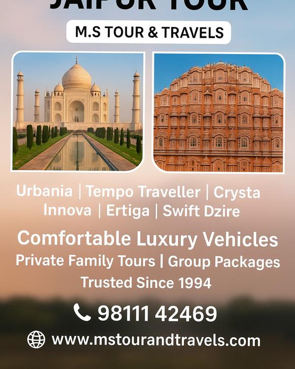 ✨ Delhi to Agra Jaipur Tour wi