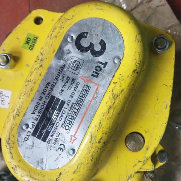 chain pulley block mumbai rent