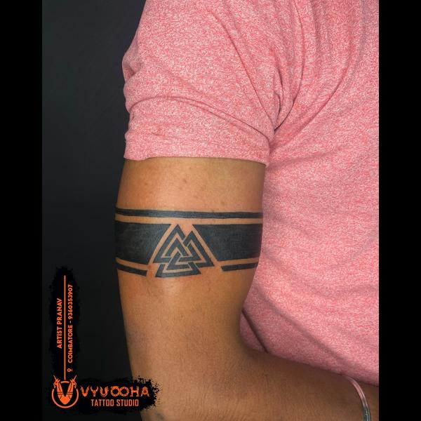 norse mythology blackwork tatt