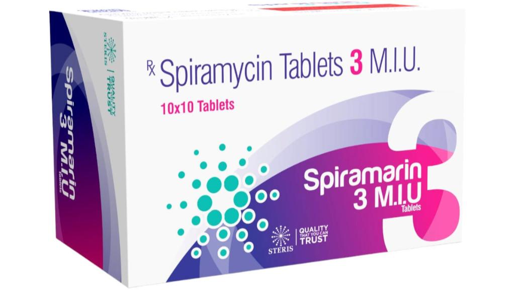 Spiramycin 3MIU Tablets: Trusted Antibiotic for Respiratory, Skin, and Soft  Tissue Infections | Steris Healthcare Pvt Ltd - Mumbai