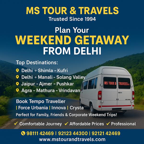 🏞️ Weekend Trip MS TOUR & TRA