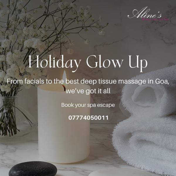 Get your Holiday Glow Up at Aline's! Fro