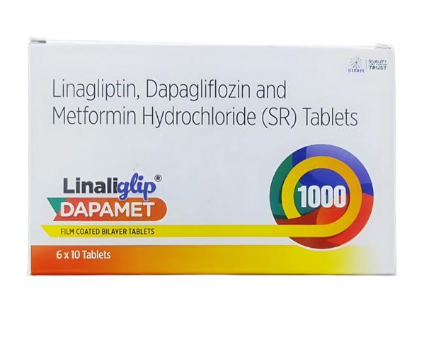 linagliptin glp 1 Linagliptin 5mg, Dapagliflozin 10mg, Metformin SR 1000mg Uses, Benefits,  and Price Guide | Steris Healthcare Pvt Ltd
