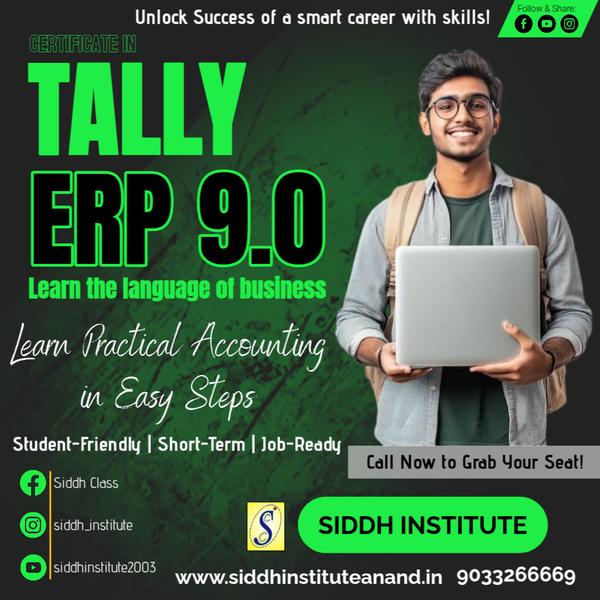 “Certificate in Tally ERP