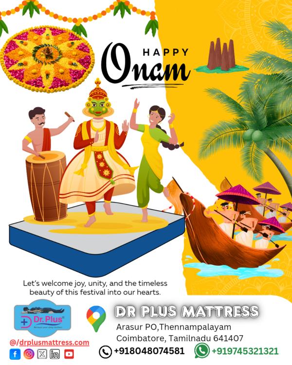 🌼 **ഡോ പ്ലസ് മെത്തയിൽ നിന്ന് ഓണാശംസകൾ!** 🌼 ഓണം ആ