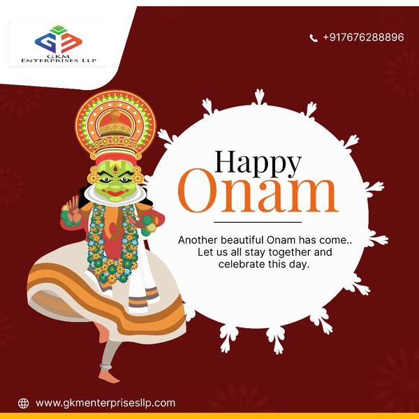 Happy ONAM#gkmenterprisesllp#festival