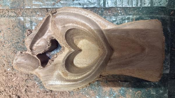 3D carving on wood 