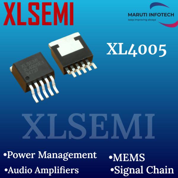 The XL4005 is a fixed-frequency PWM buck converter