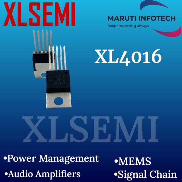 The XL4016 is a DC-DC buck (step-down) converter m