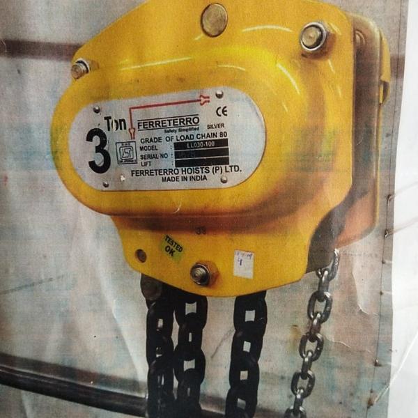 ferreterro 3 tonne chain pulle