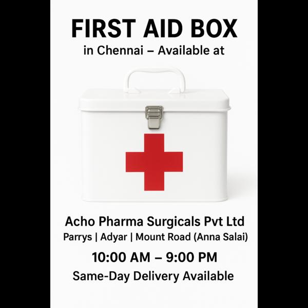 secure locking first aid box