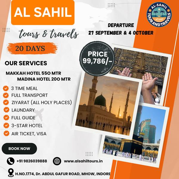 Best umrah tour in indore mp C