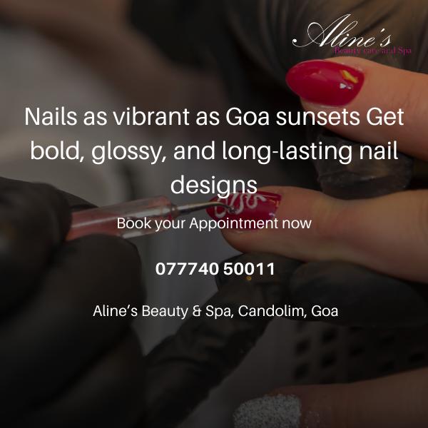 Nails as stunning as Goa sunsets! At Ali