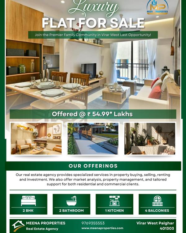 🏡 Luxury Flat for Sale in Vir