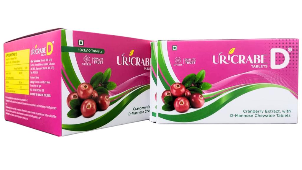 Cranberry Extract with D-Mannose Chewable Tablets – Natural Urinary ...