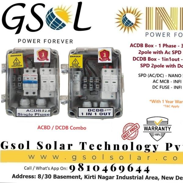 Solar Acdb Dcdb Box for 1