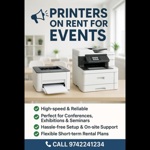printers available on rental