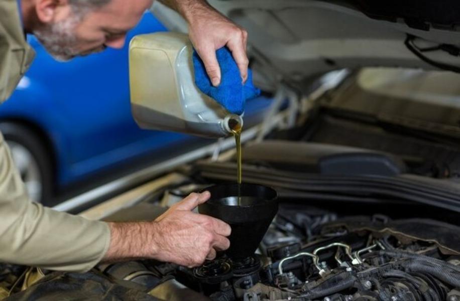 engine oil and filter check