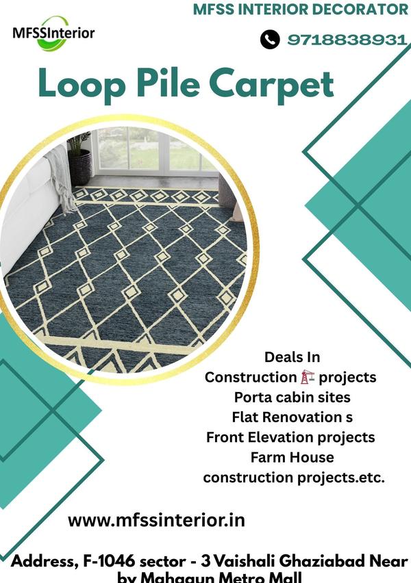 durable textured carpet materi