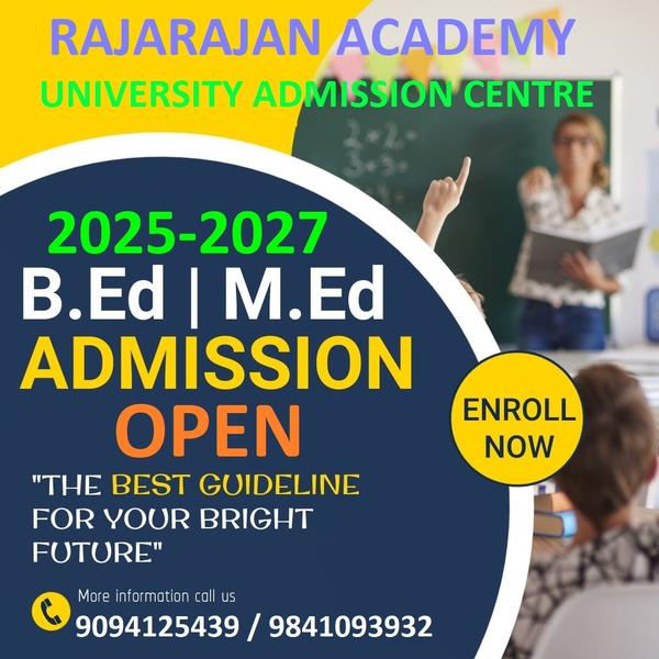 ADMISSION OPEN FOR B.ED I