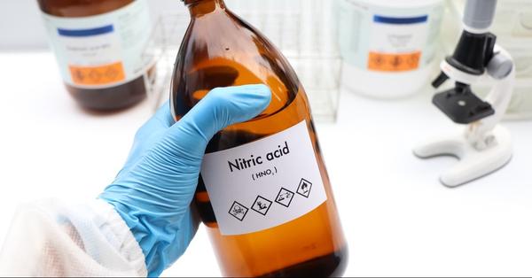 Nitric Acid is a highly corros