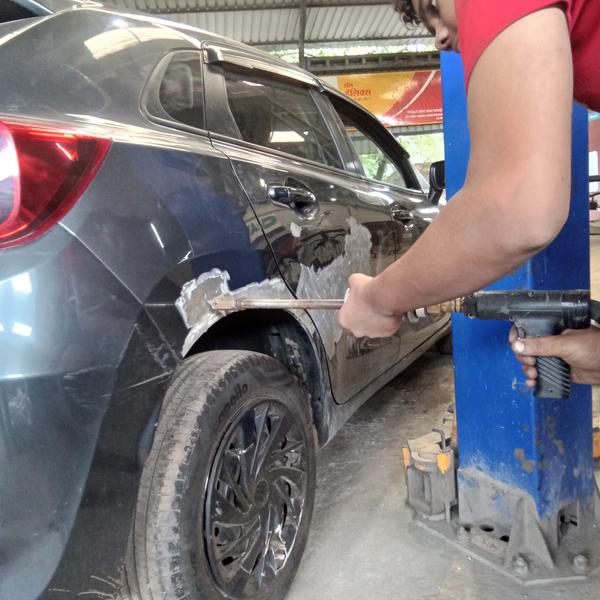 Car Dending and painting Work