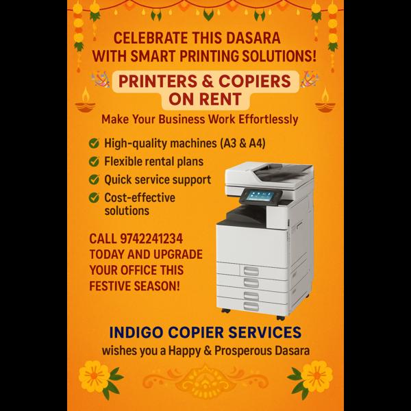 office printer and copier rent