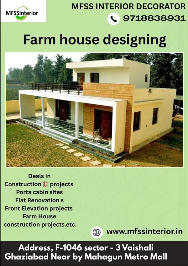 farm house interior and exteri