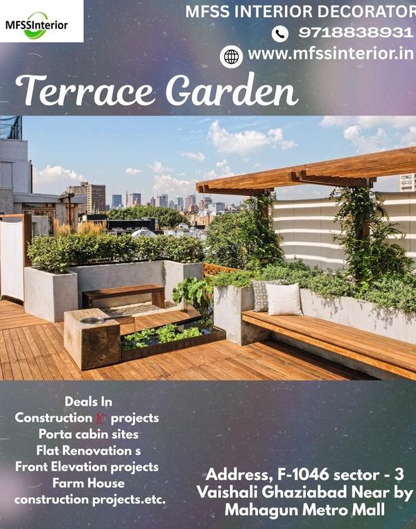 landscape layout and plantatio