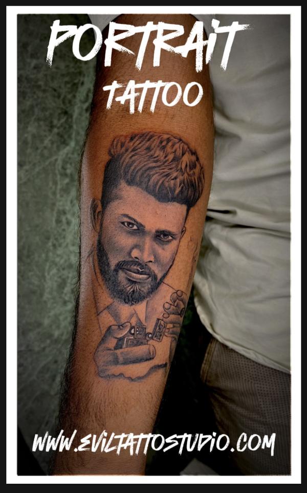 hyper realistic portrait tatto