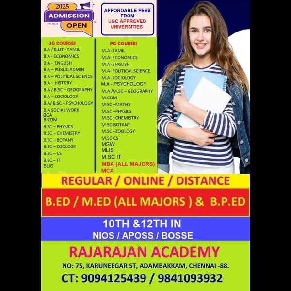 ADMISSION OPEN FOR UG COU