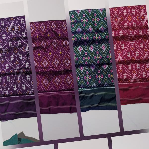 Ikkat sarees are known for the