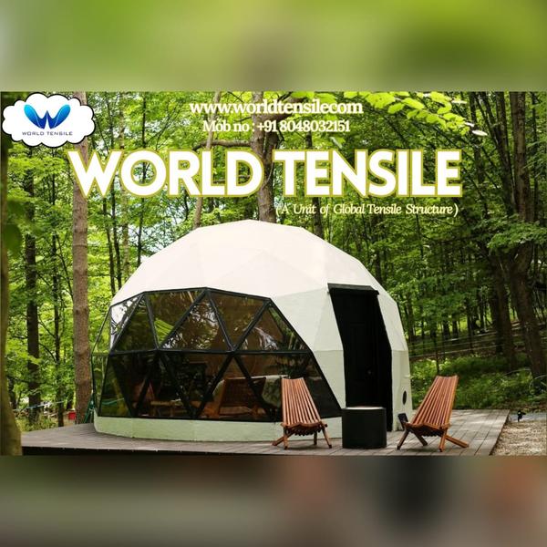 A tensile dome structure is a 