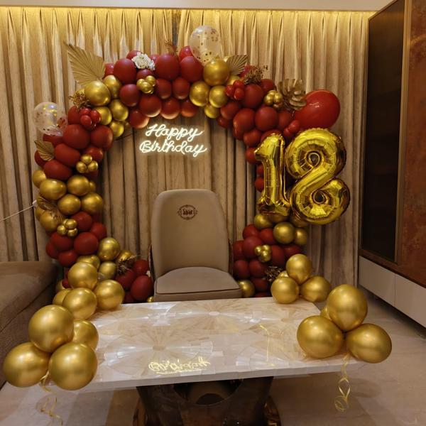 birthday balloon decoration se