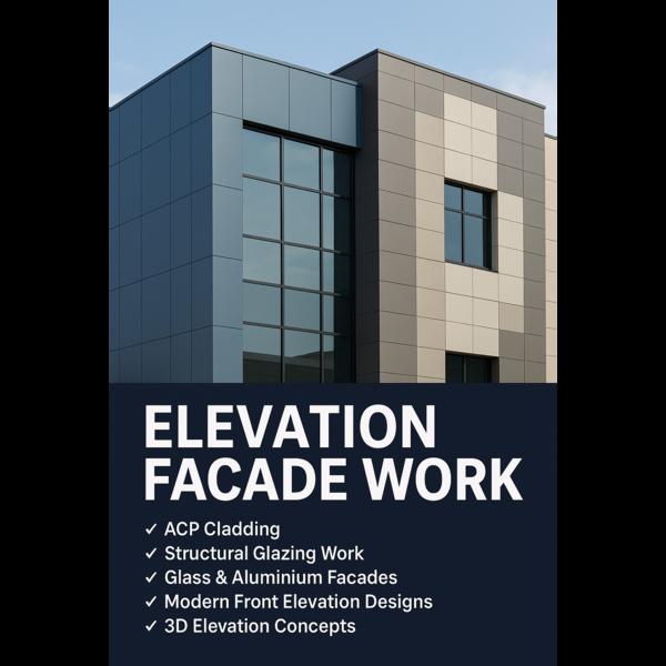 Elevation Facade Work in Nagpu