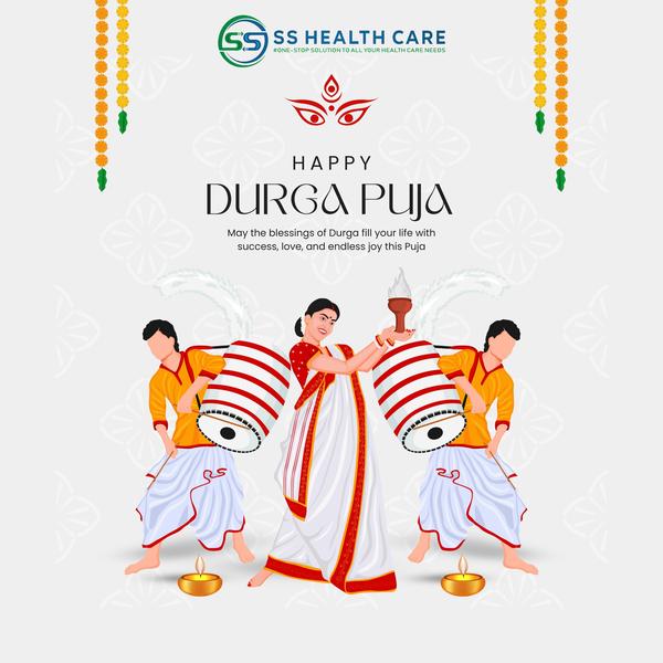 Happy Durga Puja from SS Healt