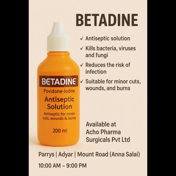 🧴 Betadine Solution in Chenna